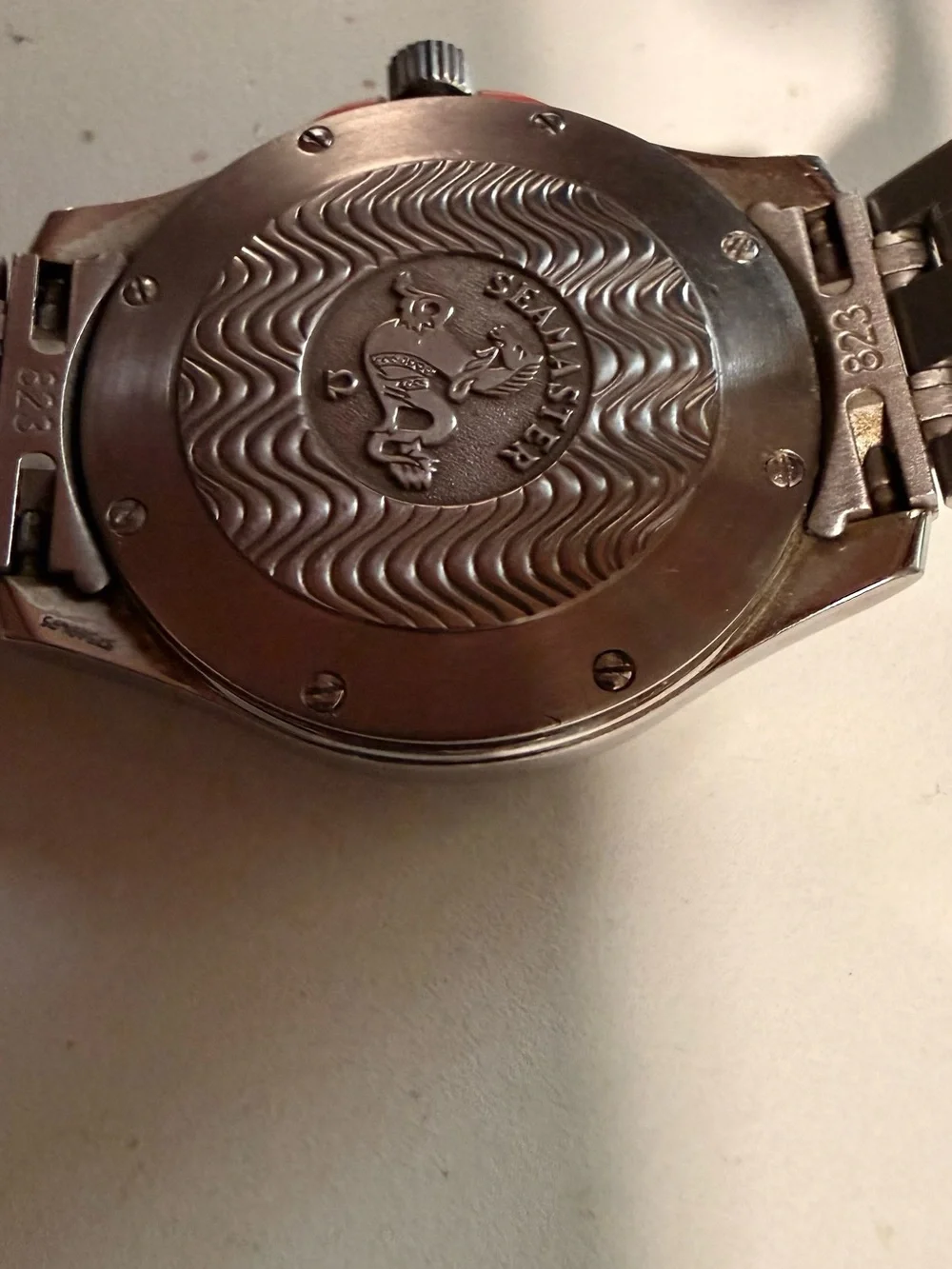 Rare Omega Seamaster digital quartz watch with Blue Dial